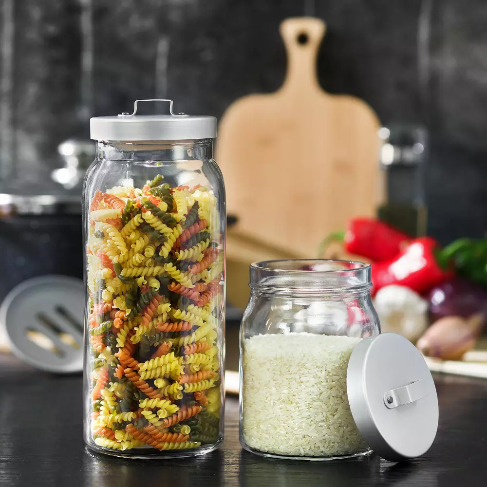 Słoik szklany z pokrywką Kinghoff do spaghetti 1100 ml