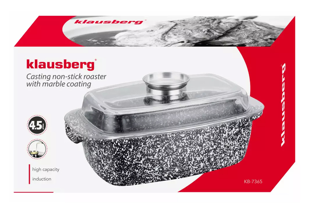 Brytfanna do pieczenia Klausberg KB 7365 gęsiarka garnek indukcja