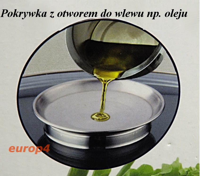 Pokrywka z dozownikiem oleju