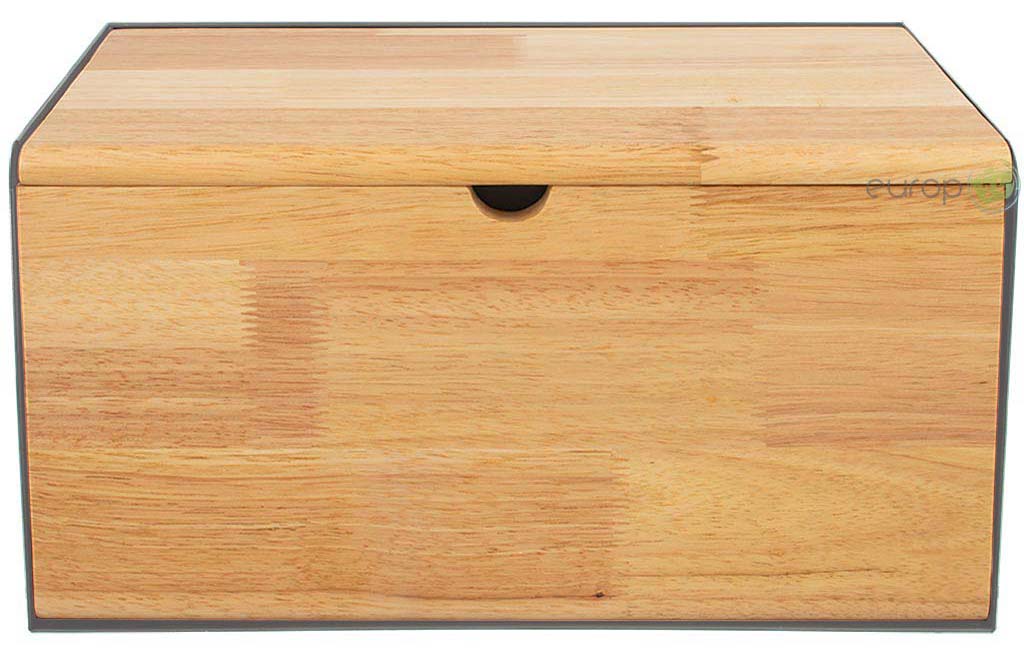 Chlebak metalowy z drewnianymi deskami Klausberg KB 7395