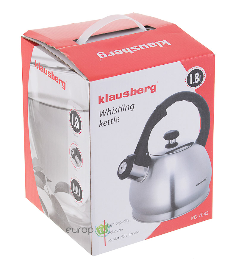 Czajnik stalowy z gwizdkiem Klausberg KB 7042 pudełko