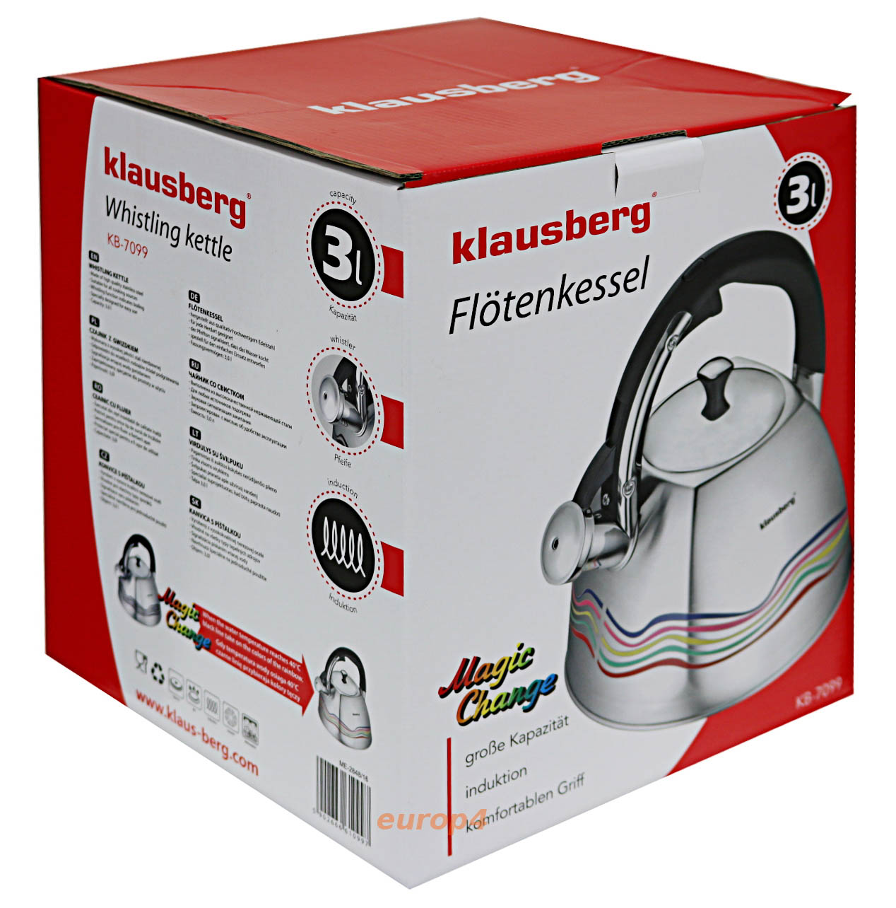 Czajnik stalowy Klausberg KB 7099