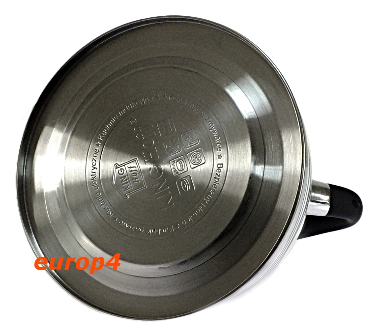 Czajnik tradycyjny KINGHOFF KH 3796 z gwizdkiem INDUKCJA metal stalowy