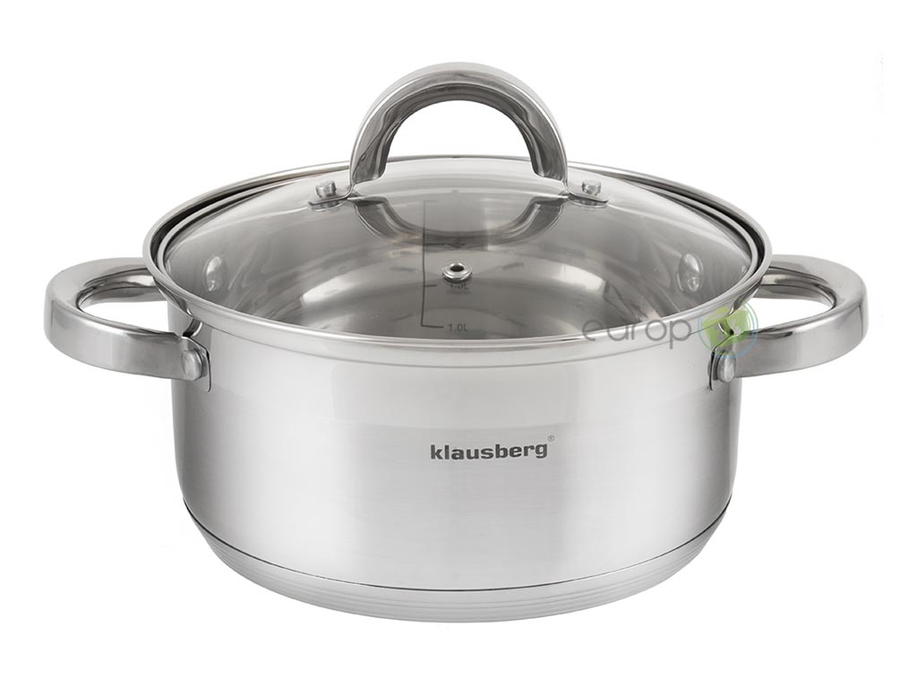 Garnek ze szklana pokrywką Klausberg KB 7138