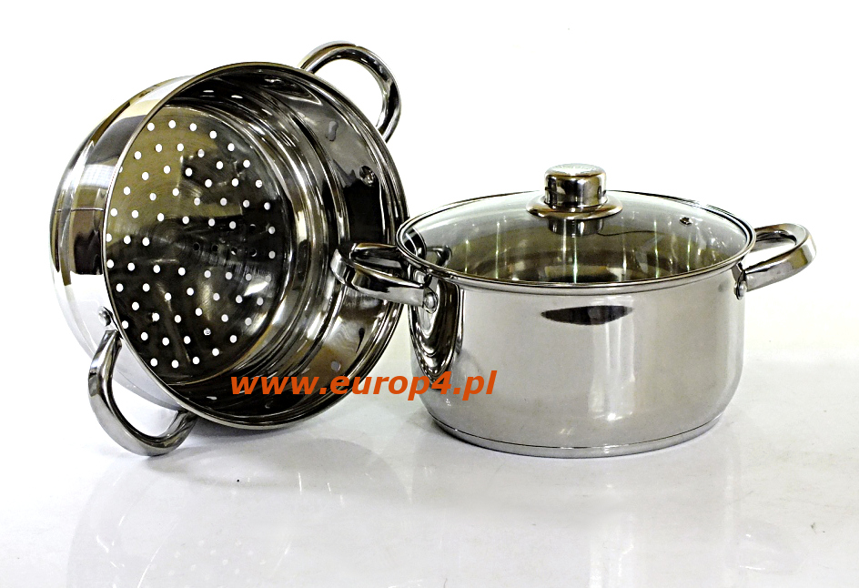 Garnek Saubach SB 2557 18 cm garnki do gotowania na parze PAROWAR