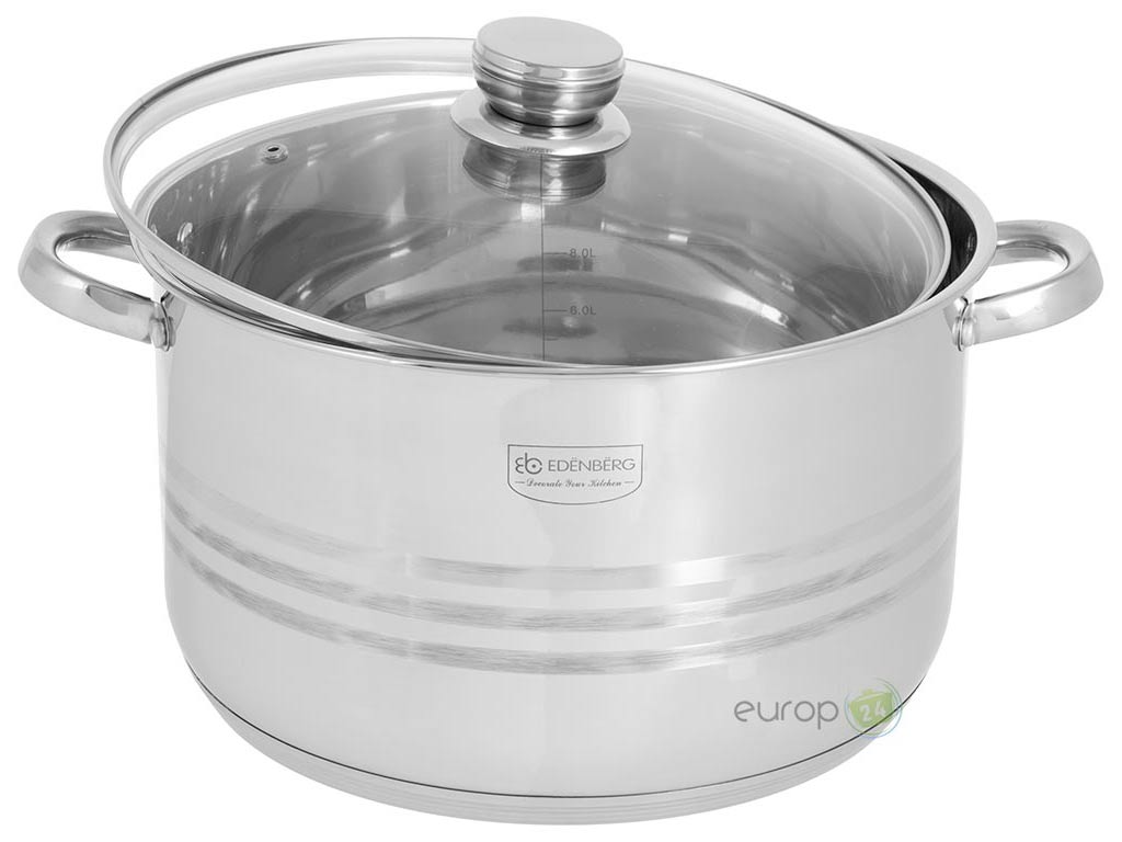Garnek stalowu 23.8 L 38 cm Edenberg EB 3024