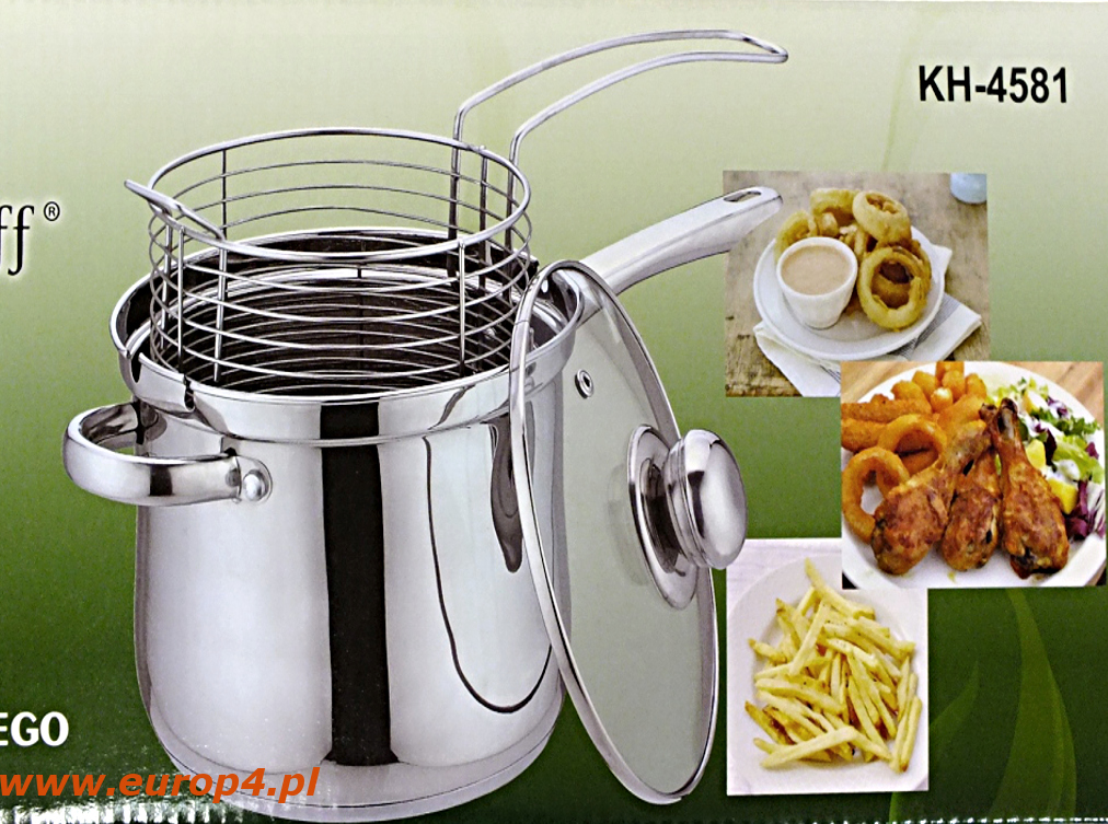 Garnek KingHoff KH 4581 3,6 lit rondel sitko do szparagów frytek makaron