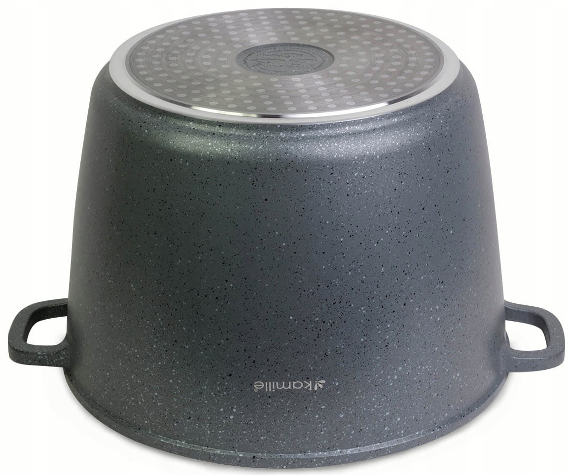 Garnek granitowy 28cm z pokrywką 10.0 L Kamille 4428