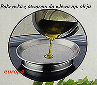 Dozownik w uchwycie pokrywki