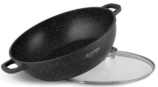 Garnek Marmurowy 32 cm EB 8135 Edenberg Brytfanna 5.5L płytka