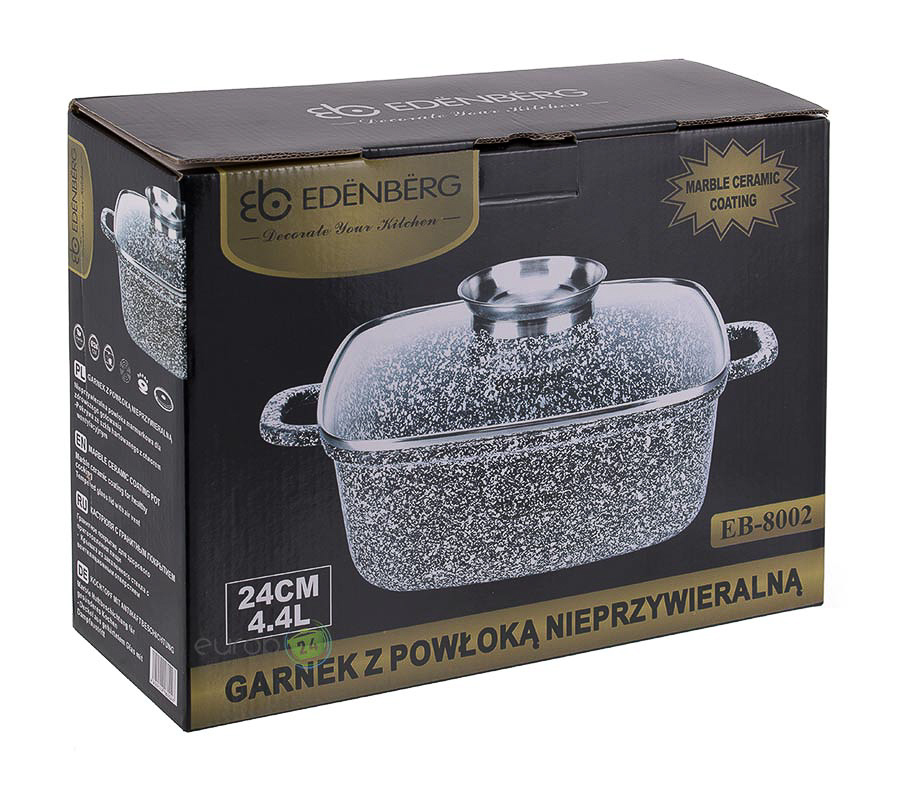 Garnek marmurowy 4.4 l Edenberg EB 8002 pudełko
