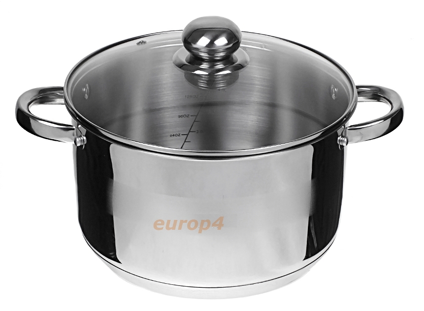 Garnek ze stali Hoffner HF 4460 z pokrywką 1.1 L INDUKCJA