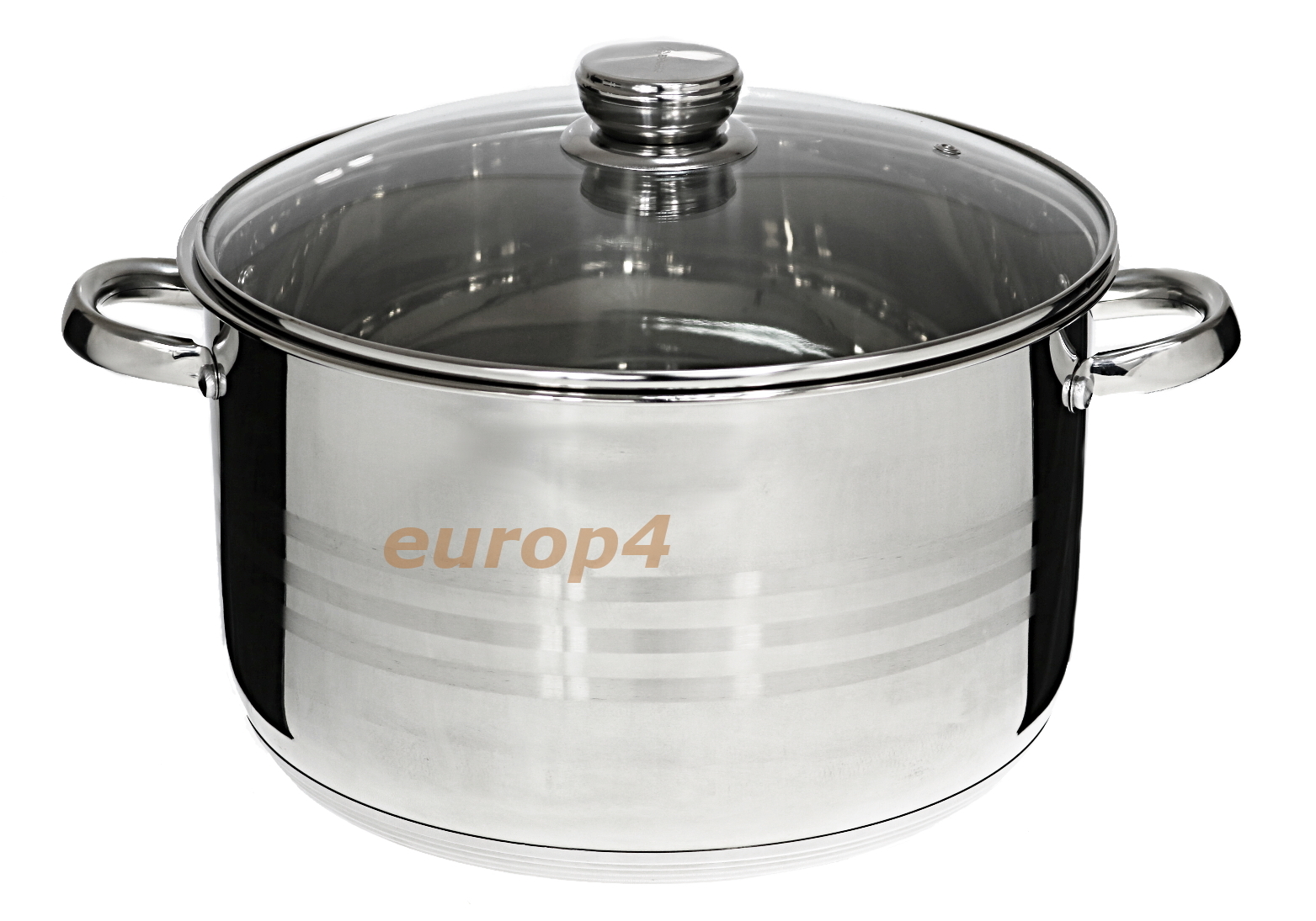 Garnek stalowy z pokrywką Edenberg EB 3021 14.9 L GAZ INDUKCJA