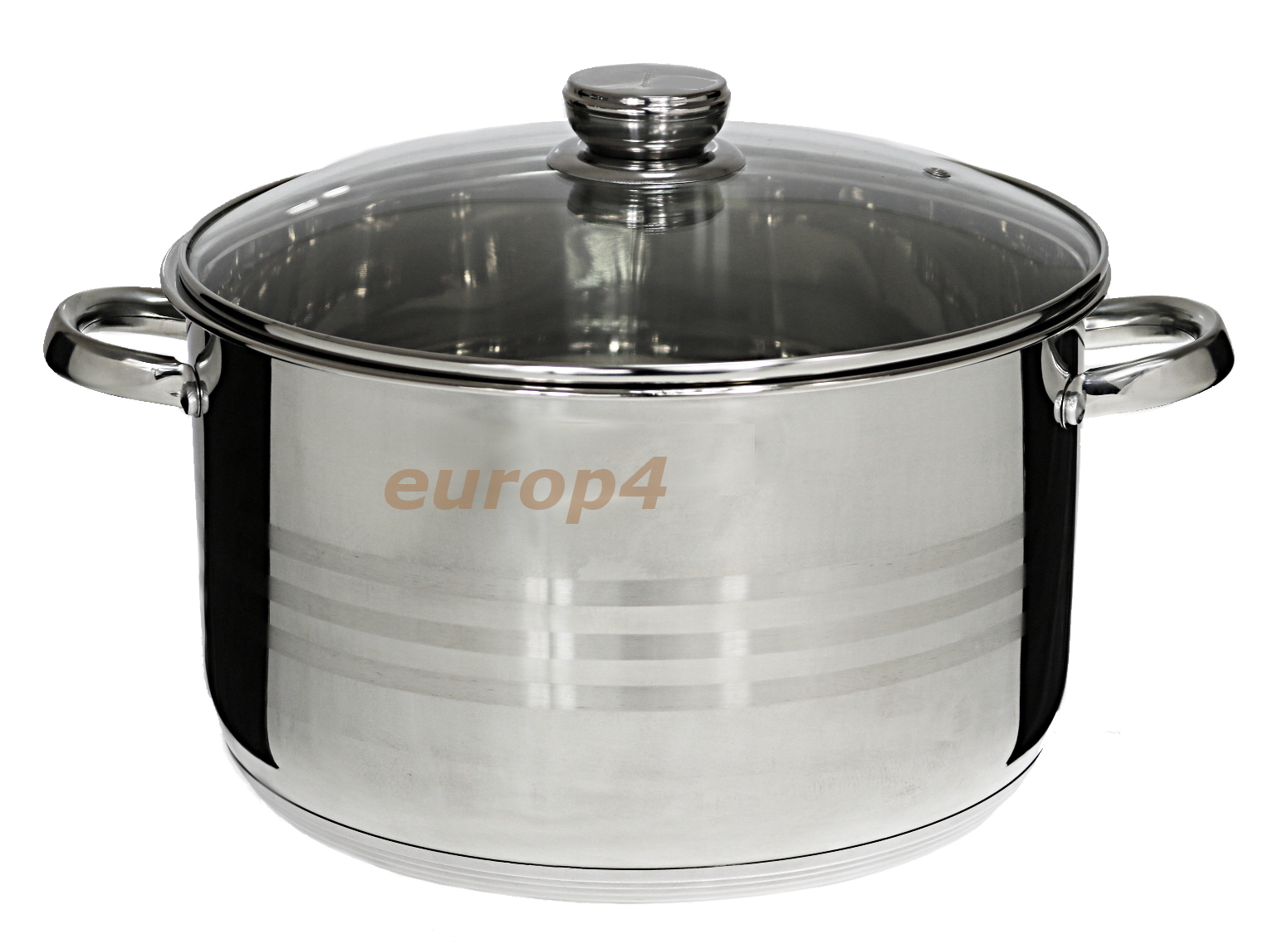 Garnek stalowy z pokrywką Edenberg EB 3021 14.9 L GAZ INDUKCJA