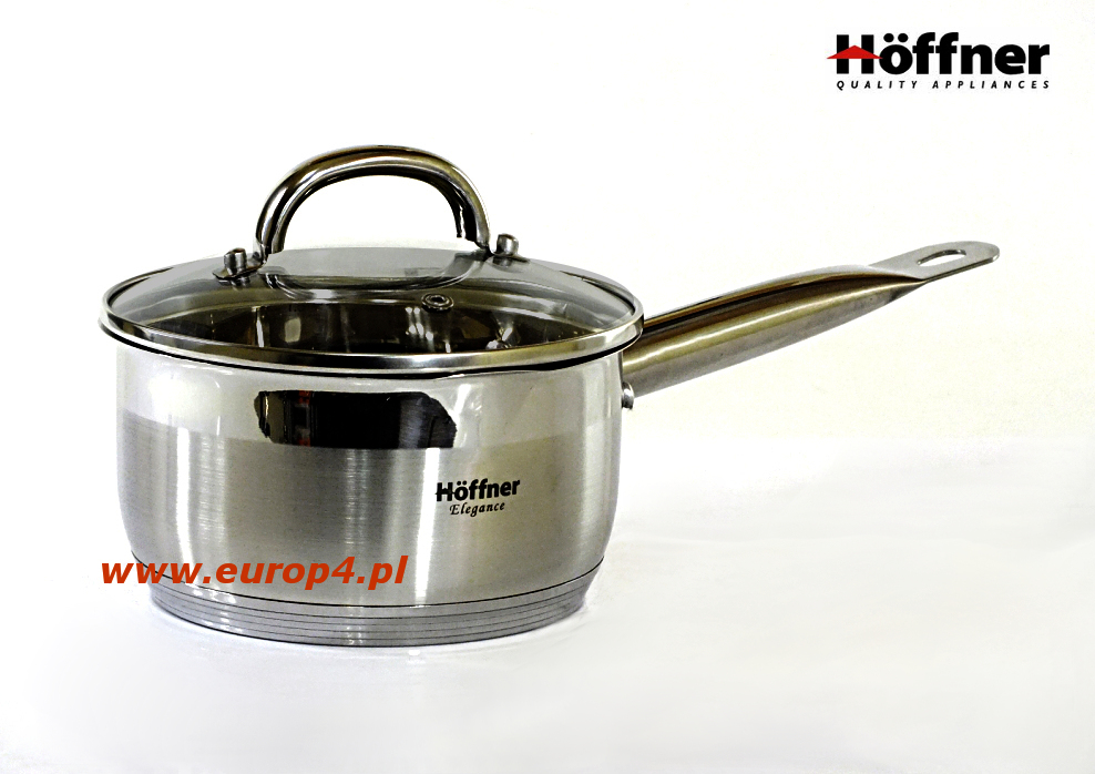 Rondel Hoffner HF 1208 garnek z pokrywką 1,1 Lit INDUKCJA GAZ
