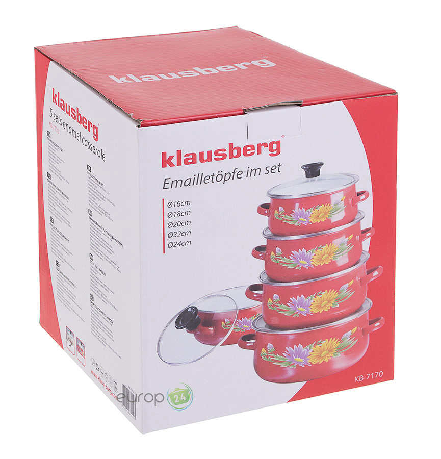 Garnki emaliowane Klausberg KB 7170