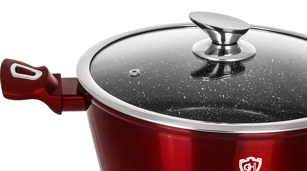 Garnki marmurowe GierekHoff GH 1501 - pokrywki
