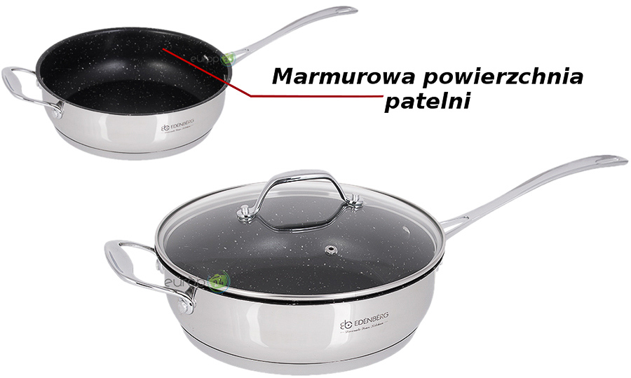 Patelnia marmurowa Edenberg EB 2118