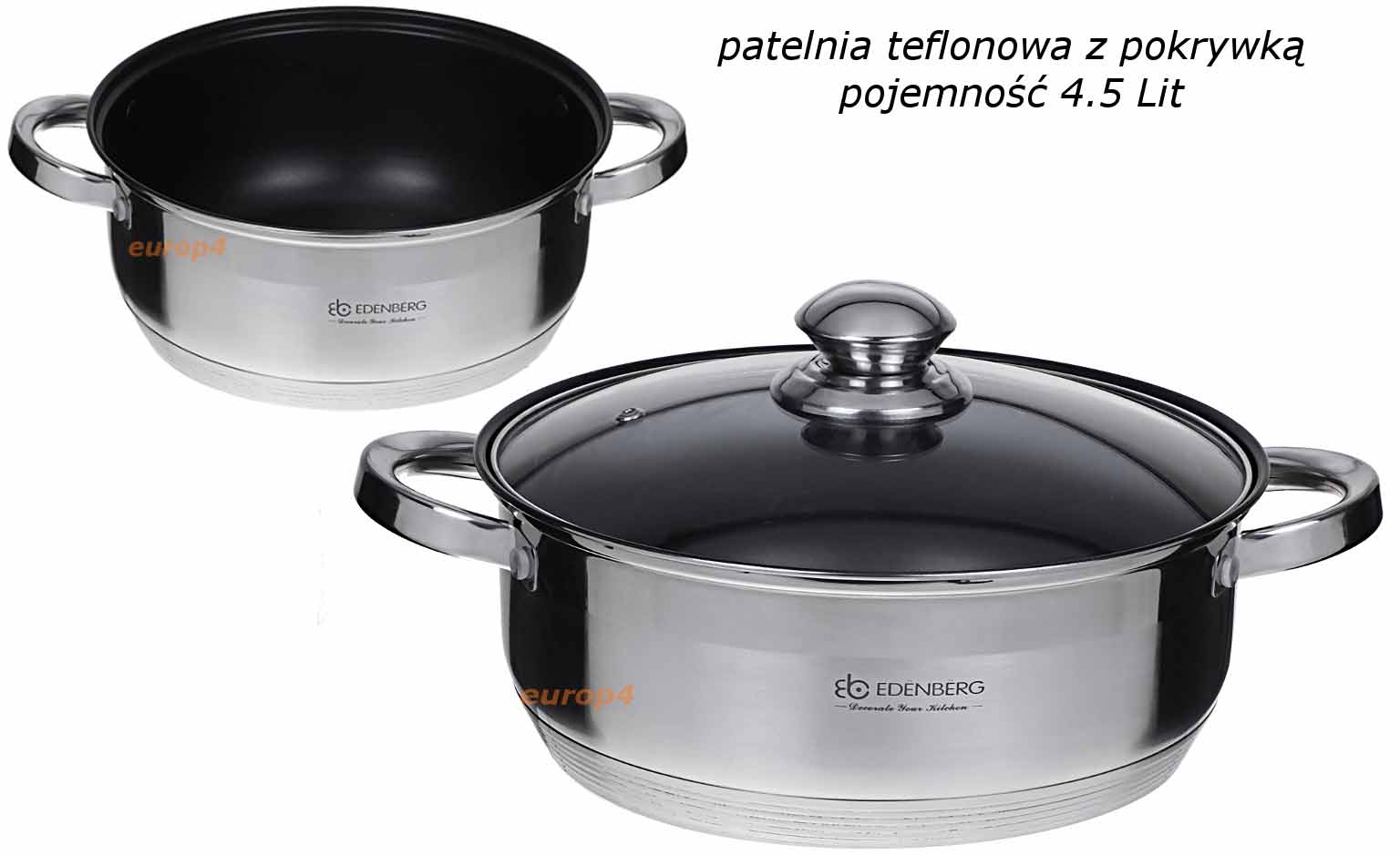 Garnek z powłoką teflonową
