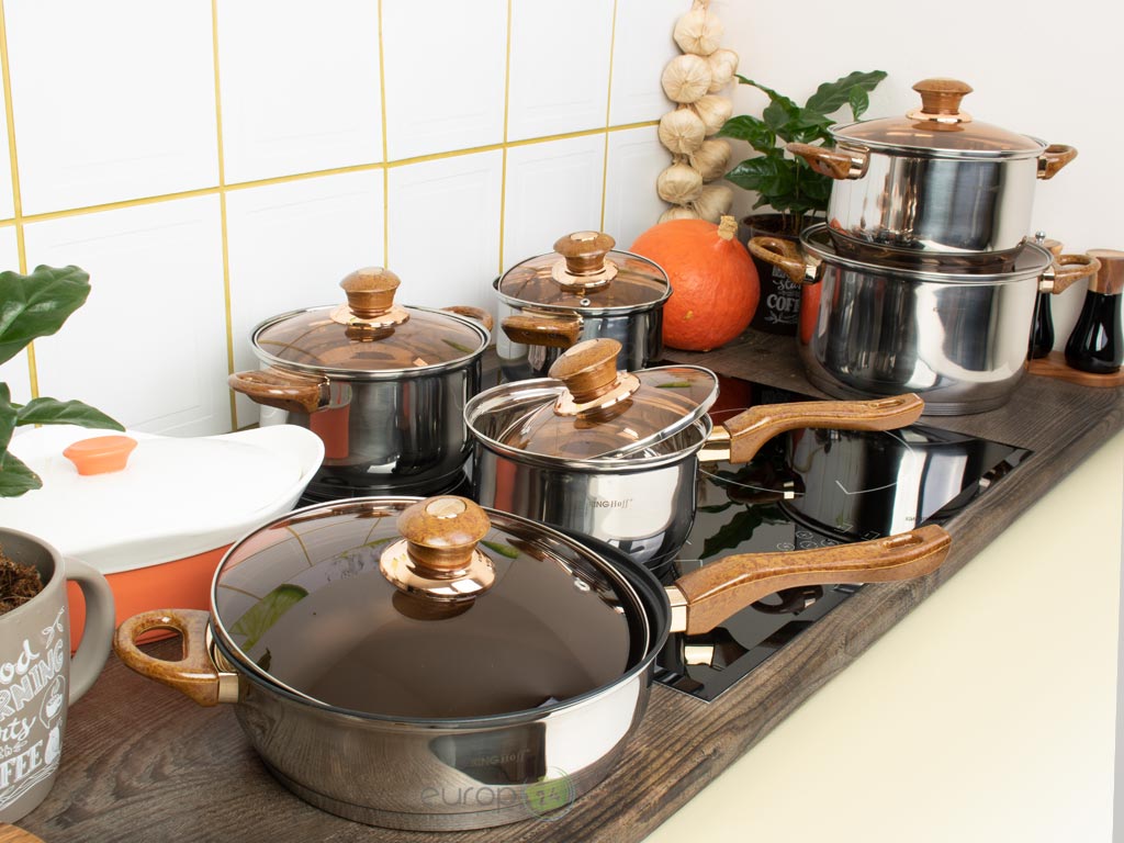 Garnki stalowe na indukcję KingHoff KH 4443