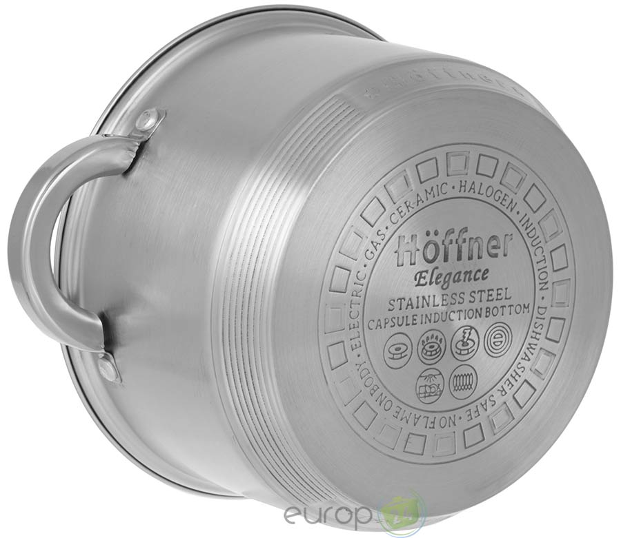 Dno indukcyjne zestaw garnków Hoffner HF 8895