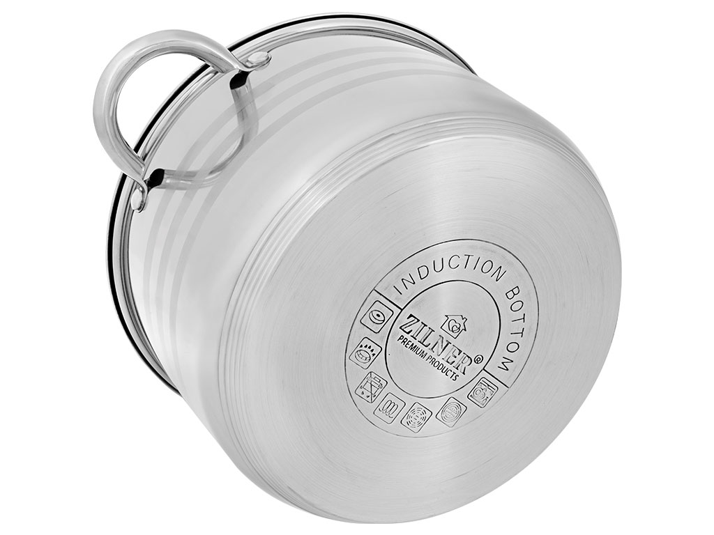 Garnki stalowe Zilner ZL 8102 - indukcyjne dno