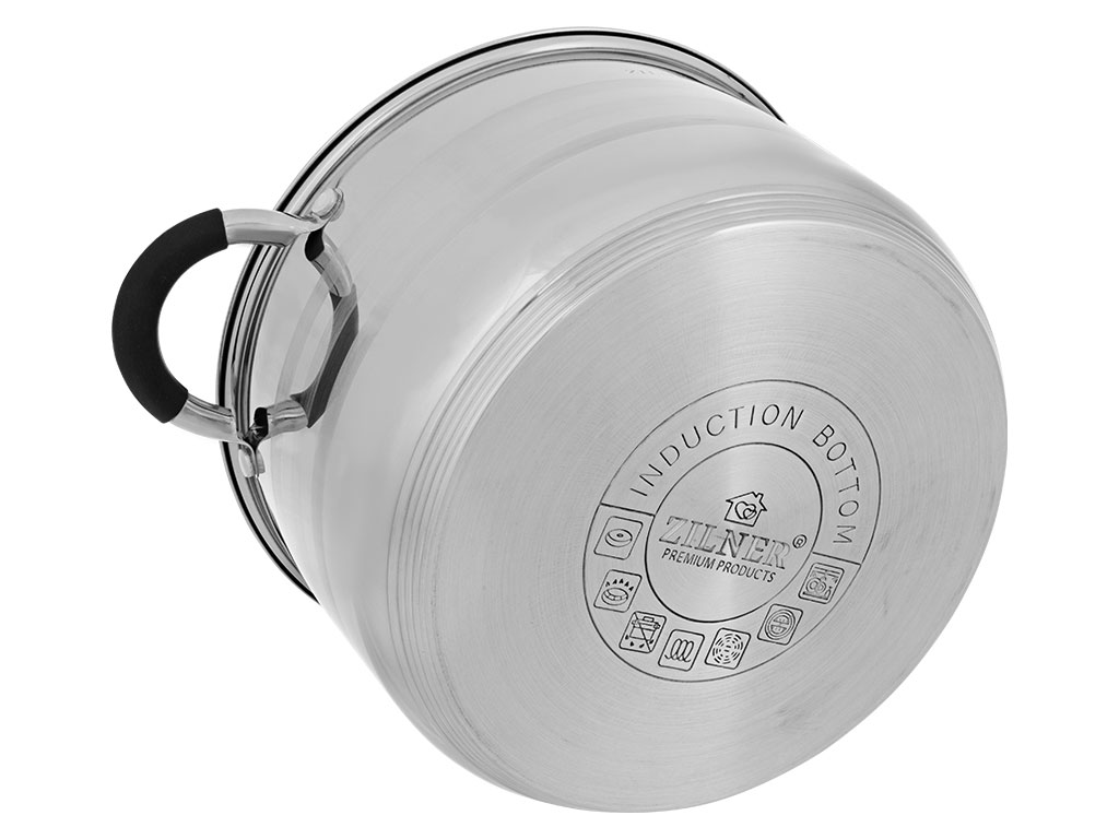Garnki stalowe Zilner ZL 8110 - indukcyjne dno