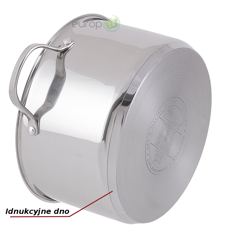 Komplet garnków stalowych Garnki Klausberg KB 7215 - indukcyjne dno