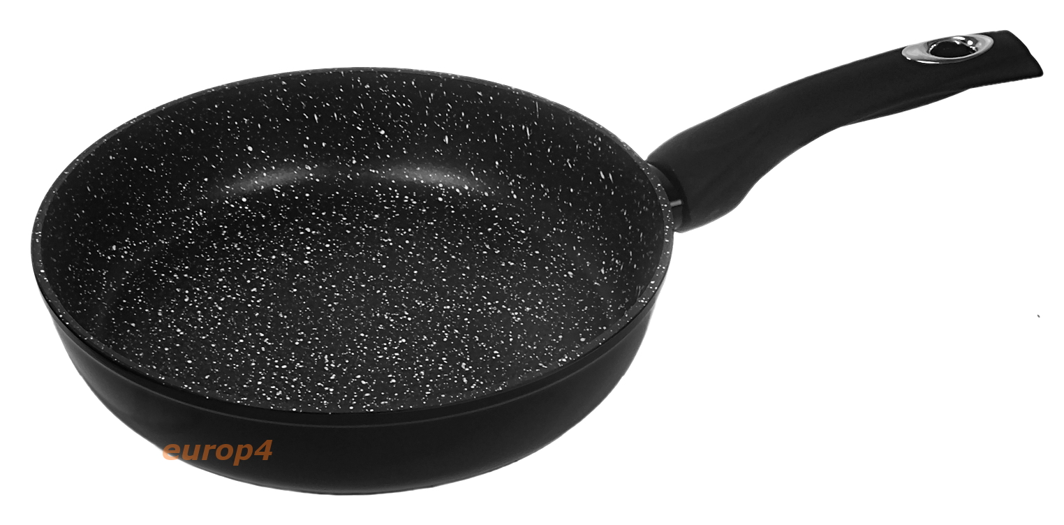 Patelnia marmurowa Edenberg EB 1732 3szt Ceramiczna Indukcja Granitowa