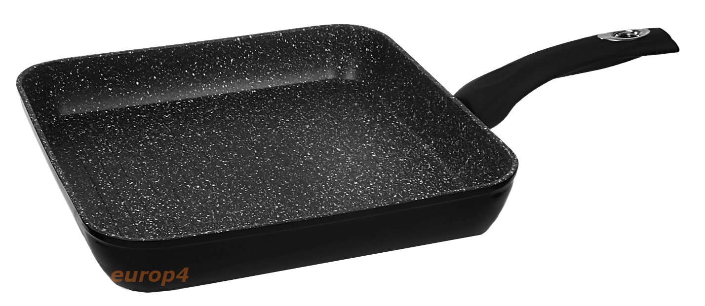 Patelnia marmurowa Edenberg EB 1732 3szt Ceramiczna Indukcja Granitowa