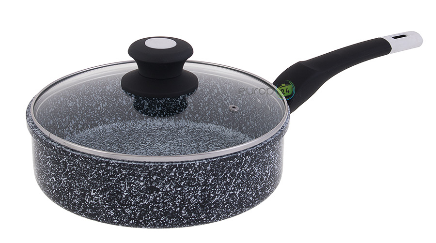 Patelnia marmurowa z pokrywką 24 cm Edenberg EB 9147