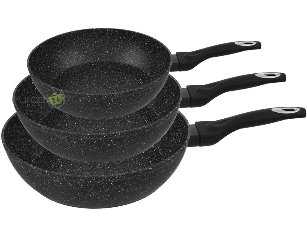 Zestaw trzech patelni na indukcję Klausberg KB 7290