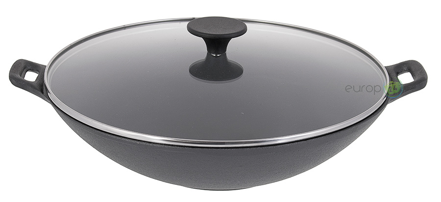 Żeliwny wok z pokrywką Krisberg KR 7561