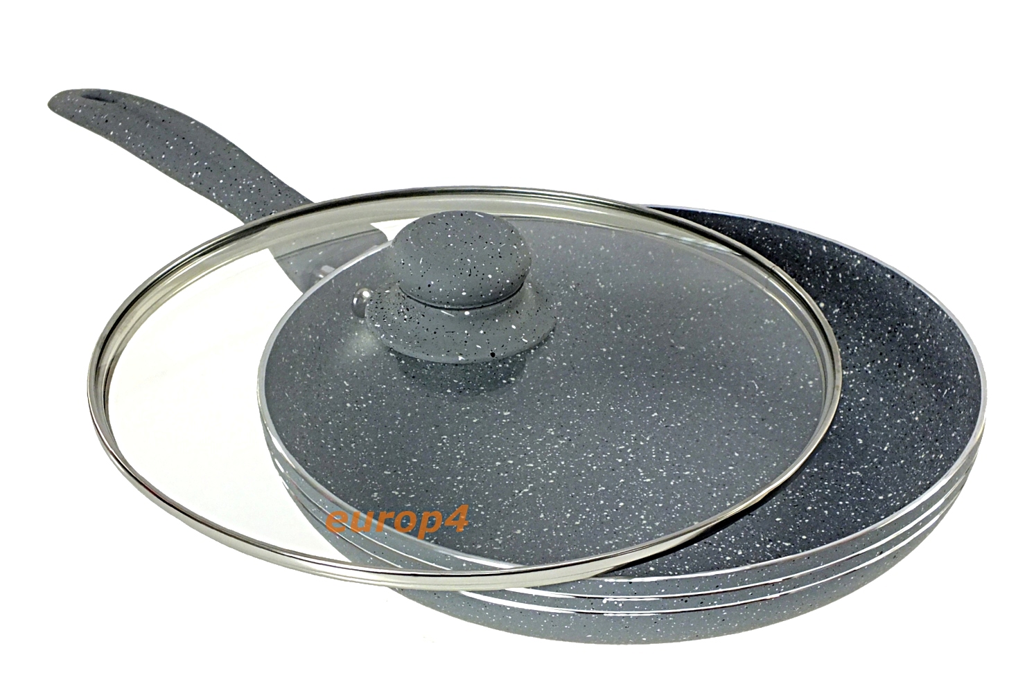 Patelnia Edenberg EB 788 - 28 cm Ceramiczna Indukcyjna Granitowa