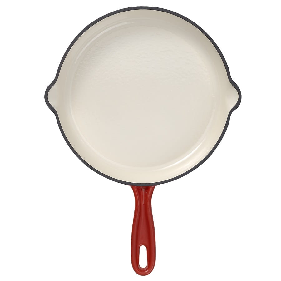 Patelnia żeliwna MG home Immortale 25 cm z powłoką emaliowaną