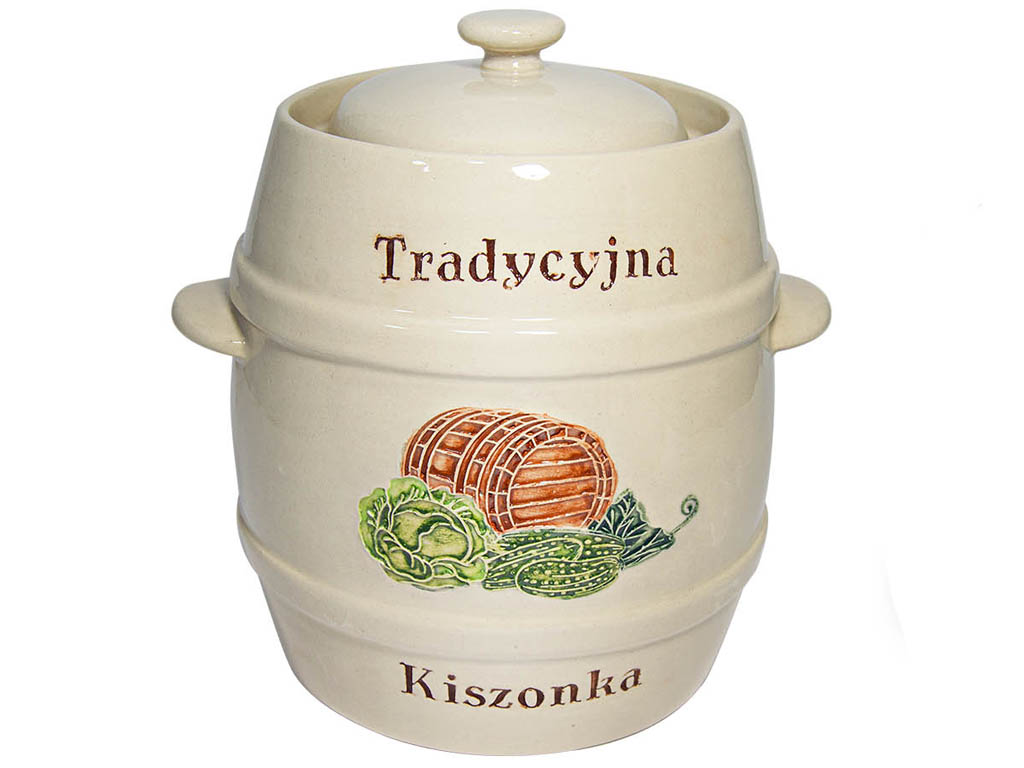 Beczka kamionkowa do kiszenia