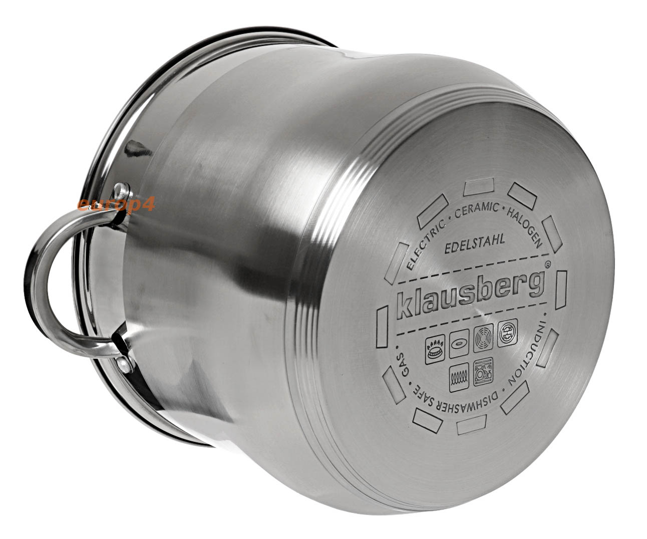Stalowy garnek Klausberg KB 7163 - indukcyjne dno